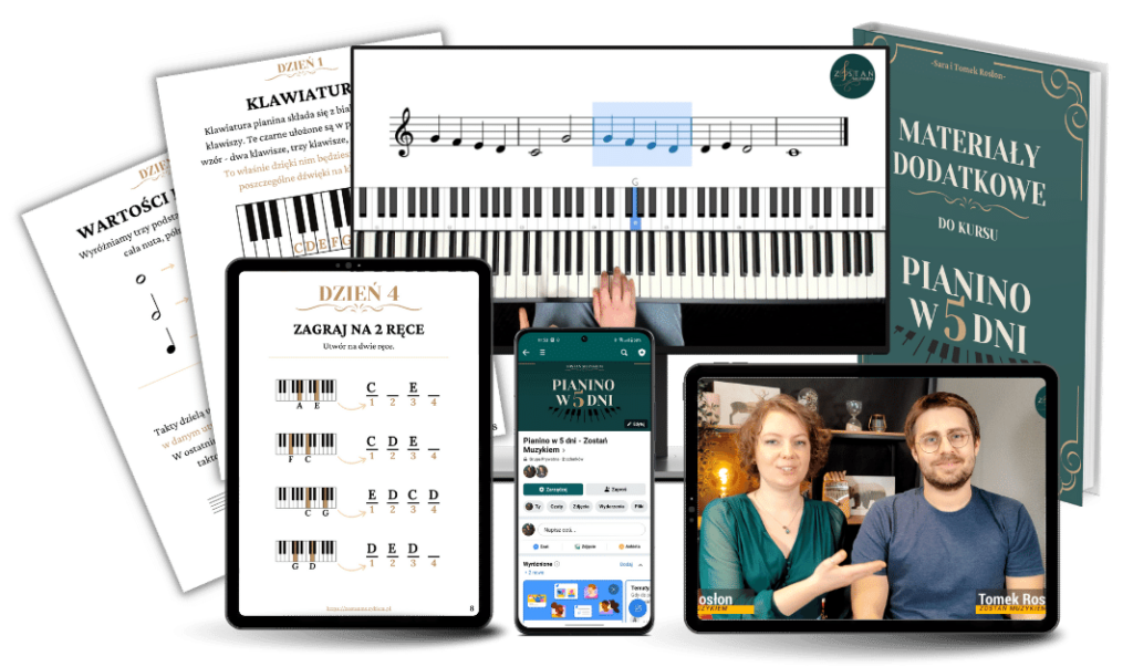 Pianino w 5 dni - kurs nauki podstaw gry na pianinie online